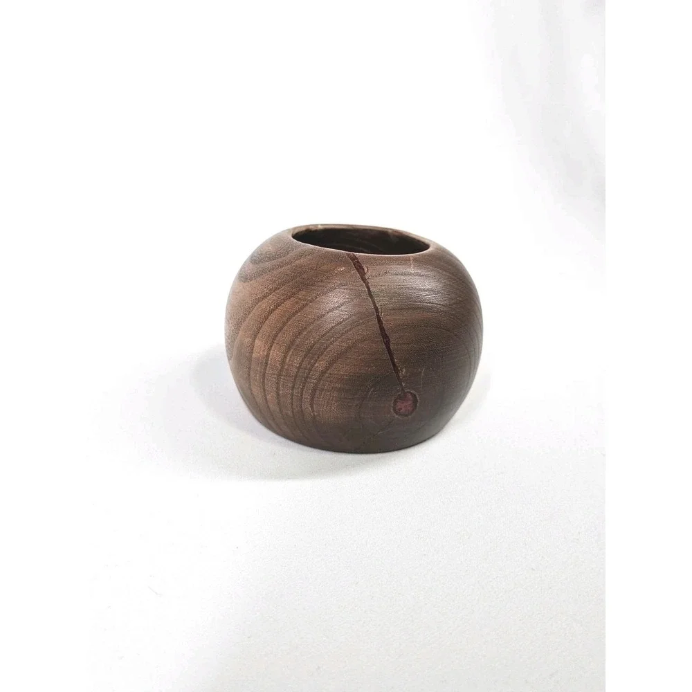 Handmade Cotton Wood Bowl Flower Dish Design Accessory Decoration Holder Gift